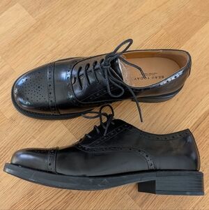 new BEAU TODAY leather cap toe spectator oxford 9